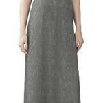 Dessy Collection Vivian Diamond Evening Gown 16 Gray Photo 0