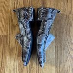Jeffrey Campbell Barnett Taupe Studded Leather Loafers Size 7.5 studs Snakeskin Photo 9