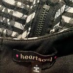 Heart soul Black & White Lace Net Flare Dress Photo 2