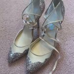 Betsey Johnson silver glitter Stela dress pump US Women’s 10 coquette Barbiecore Photo 0