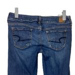 American Eagle  Jeans Artist Crop Low Rise Medium Blue Stretch Women’s Size 6 Photo 3