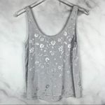 Chelsea28 NWT Nordstrom Jacquard Floral Blouse Tank Top Boho Bohemian Dainty XS Photo 4