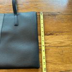 Vince Camuto  Luck Black Pebbled Vegan Leather Tote Photo 5