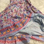 Talbots  MAXI dress size 16P length 50” bust 40” belt around waist zipper back Photo 6