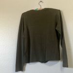Jaclyn Smith FINAL MARKDOWN  Olive Green Button-Up Cardigan small Photo 2