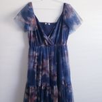 Baltic Born Nicola Tulle Maxi Dress Short Sleeve New Without Tags Photo 3