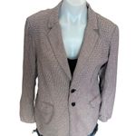 Current/Elliott Current Elliott Beige Plaid Oversized Boxy Blazer SIZE 4 Preppy Designer $328 Photo 3