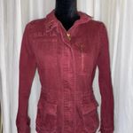 LA Hearts Red Zip Up Jacket Photo 2