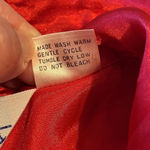 Private Touches Polyester satin pajamas pant set Red Size M Photo 8