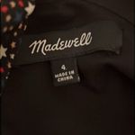 Madewell Balsam Tie-Neck Silk Dress in Starry Night Photo 10