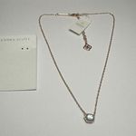 Kendra Scott Mabel Light Blue Rose Gold Tone Necklace Adjustable Length NWT Photo 3