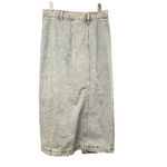 SheIn Denim Midi Skirt - Women's M - Button Front Photo 1