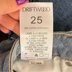 Driftwood Colorblock highrise jeans shorts, frilled hem, size 25 Photo 11