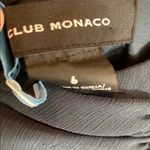 Club Monaco Navy Romantic Pleated Flounce Ruffle Sleeves Midi Dress Size 6 Photo 6