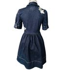 Kate Spade Embroidered Denim Shirt Dress Size 2 Photo 12
