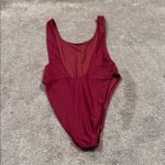 Aerie  Red One Piece Long Swim Suit SIZE S Photo 3