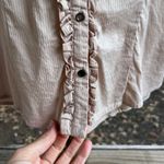 Mango MNG Women's Vintage Y2K Tan Top Size 4 Photo 4