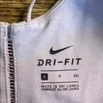 Nike Dri Fit Yoga Luxe Lilac Crop Top with Stitch Detail Size Small Photo 2