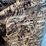 Chico's  Brown White Paisley Patterned Textured Jacket 3 16 XL Photo 8
