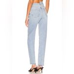 AGOLDE Criss Cross Straight Jeans Light Blue 28 Raw Hem Photo 1