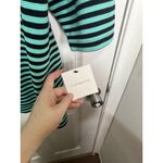 Croft & Barrow Croft & Barrows Women’s Sz 3x Green Black Stripes Ribbed 3/4 Zip Sleeves Top NWT Photo 2