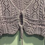 Rock n rags Purple Knit Crop Top Photo 3