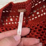 Free People Rosalind Burnt Orange Crochet Long Sleeve Dress Size Small Photo 5