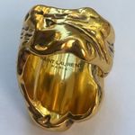 Saint Laurent  Organic Brass Ring size 6 Photo 5