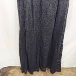 Candalite ‎ Plus Size 2X Dress Black Lace Sequin Cold Shoulder Full Maxi 341 Photo 12