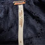 Free People Blue Ruffled Olivia lace Blouse Photo 14