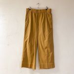 J. Crew Petite Astrid Wide Leg Chino Pants in Honey Brown Large Petite Gold Size undefined Photo 1