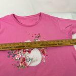 AZALEA SITTING KITTY PRINTED SHORT SLEEVE COTTON TEE WOMENS LG PINK PREOWNED Photo 4
