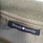 Brandy Melville Green Bomber Jacket Photo 1
