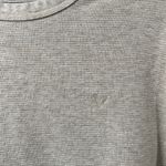 American Eagle AE Long Sleeve Thermal Shirt in Cream Size Medium Ladies Photo 2