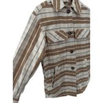 Everlane The Oversized Button Down Shacket Shirt Jacket Camel Plaid Size Small Photo 10