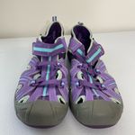 Merrell EUC women’s purple blue Velcro strap hydro hiker hiking sandals shoes 6 Photo 1