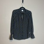 CAbi  3772 Mosiac Blouse Long Sleeve Size‎ Medium Photo 1