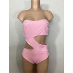 Volcom New.  pink one piece swimsuit. Large. Retails $98 Photo 3