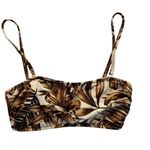 Venus Vintage Swim Wear Bundle Lot 2 pcs Bandeau Top C Short M Brown Metallic Photo 2
