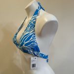 Milly NEW  Nikia Bikini Top sz S Lotus Print Photo 6