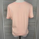 Hurley  Cropped Palm Trees T-Shirt Peach/Green-Medium Photo 2