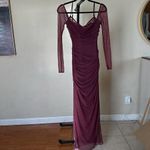 House Of CB  ‘Katarina’ Wine Lace Maxi NWOT size‎ XS Photo 9