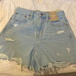 Madewell  High Rise Distressed Mom Jean Short Photo 1