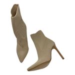 Steve Madden  Disco Sock Bootie Beige Knit Stiletto Heel Ankle Boots Size 9 Photo 9