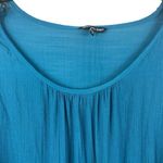 Unique spectrum 3x Pullover Gauzy Crochet 3/4 Sleeve Top Photo 2