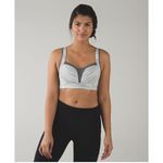 Lululemon  Ta Ta‎ Tamer III Space Dye Camo White Silver Spoon Bra Size 36D Photo 1