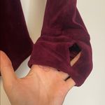 Cuddl Duds  Women's Long Sleeve Velvet Top - Burgundy Photo 4