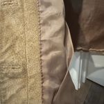 Live a Little  Brown Suede Leather Jacket Blazer Size S Western Rustic Moto Chic Photo 12