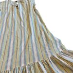 Marine layer  Colorful Stripe Mini Dress Fit-N-Flare Linen Blend Size Small Women Photo 7