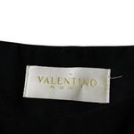 Valentino Garavani VALENTINO Roma Black Silk Tiered Ruffle Lace Trim Cocktail Dress IT 40 US 4/6 Photo 6